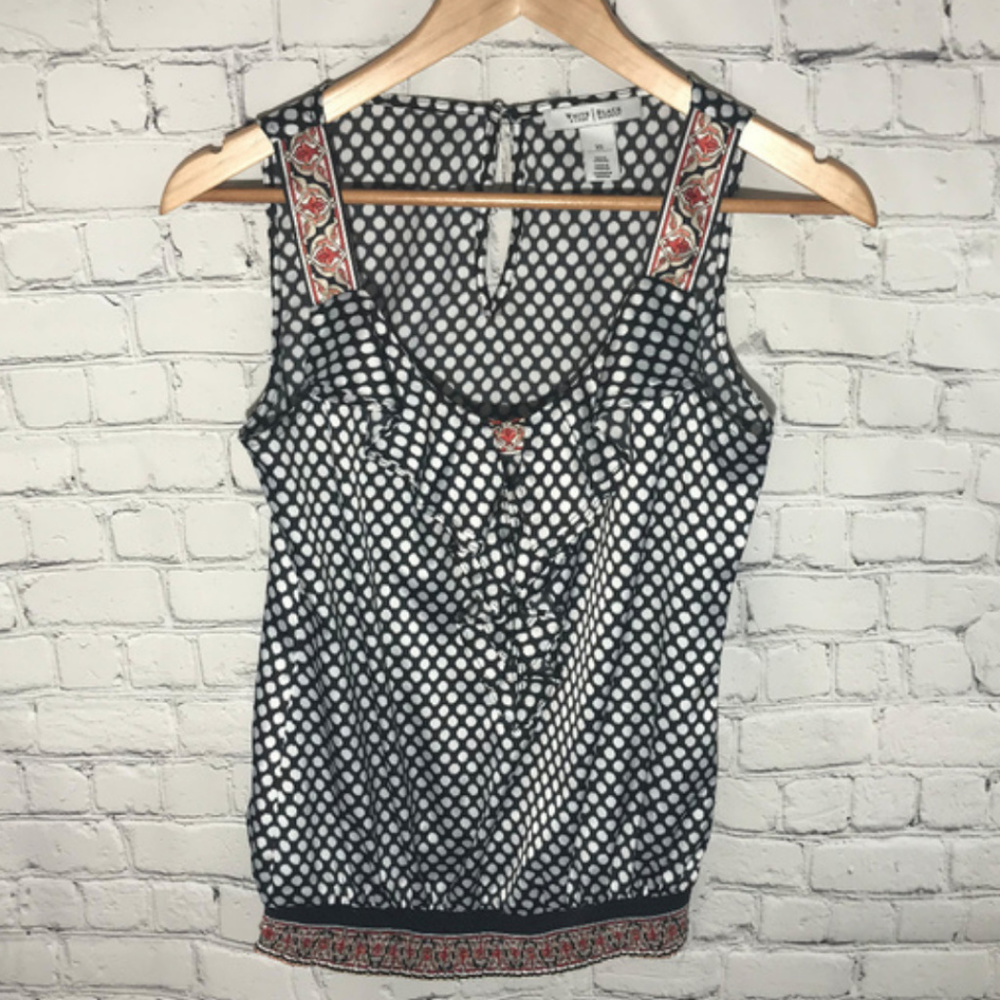 White House Black Market Tank Top Blouse Blouson